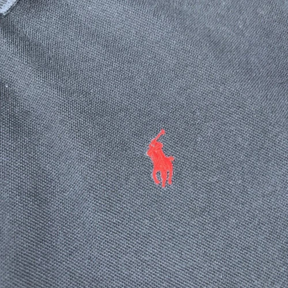 Polo Ralph Lauren Polo Shirt Mens 2XL Black Short Sleeve Preppy Red Pony Logo